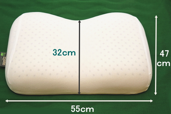 楕円型ラテックス枕13ｃｍ